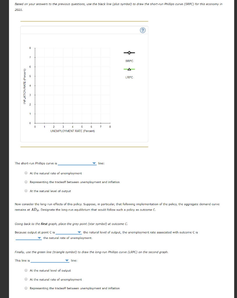 In the year 2020, aggregate demand and aggregate | Chegg.com