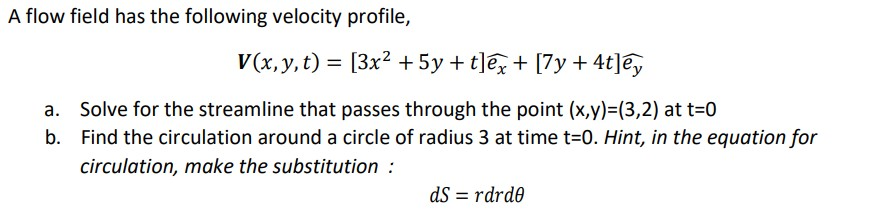 Solved Fluid Mechanics Exercise #5a,5b,5c 5) Consider the | Chegg.com