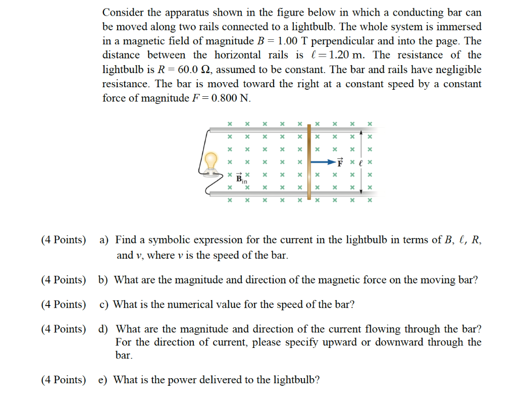 Solved Consider The Apparatus Shown In The Figure Below In | Chegg.com