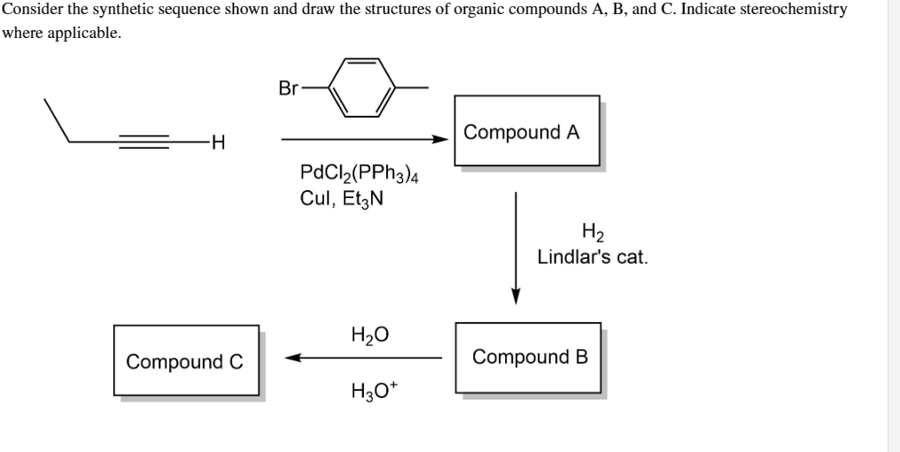 Solved Consider The Synthetic Sequence Shown And Draw The | Chegg.com