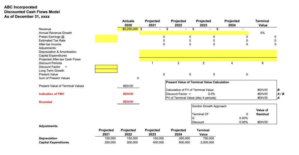 Using The Discounted Cash Flow Model Dcf Calculate 5665