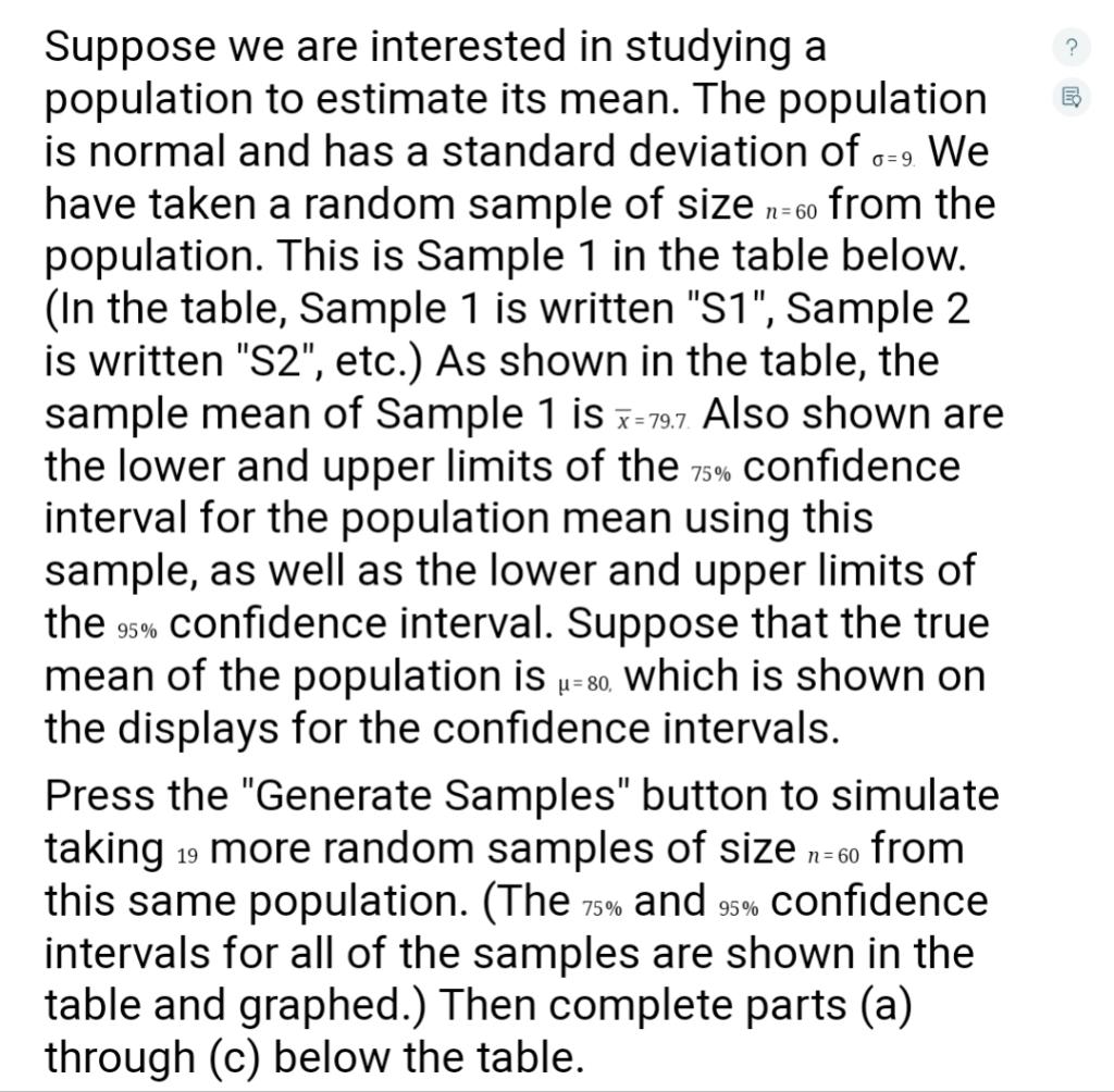 solved-suppose-we-are-interested-in-studying-a-population-to-chegg