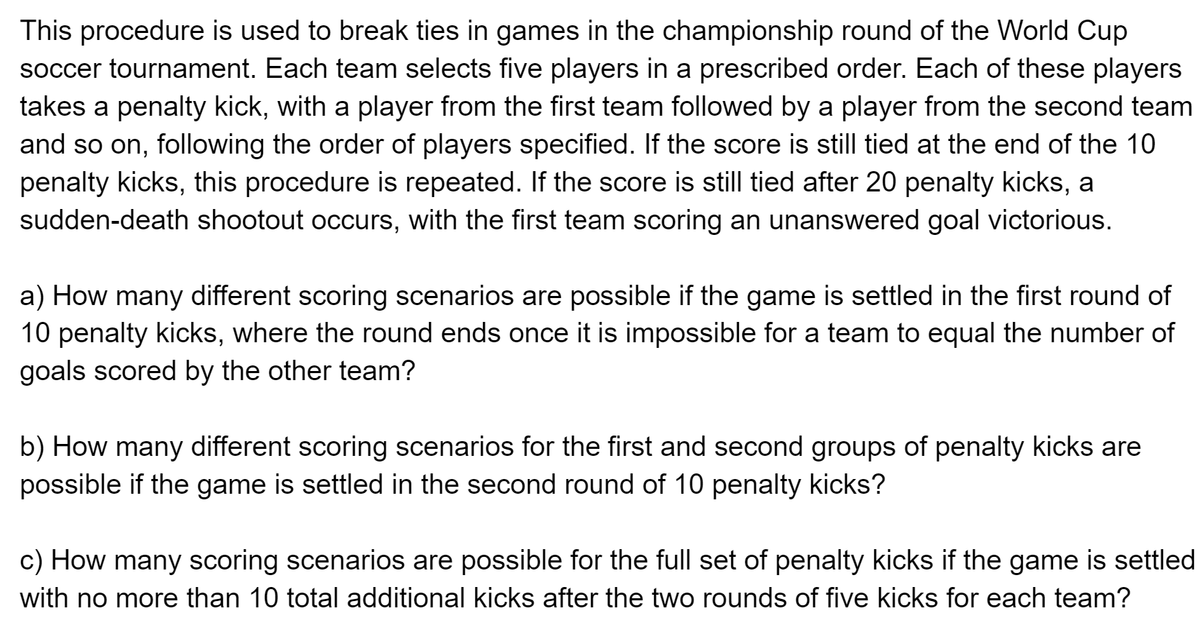 Solved This procedure is used to break ties in games in the