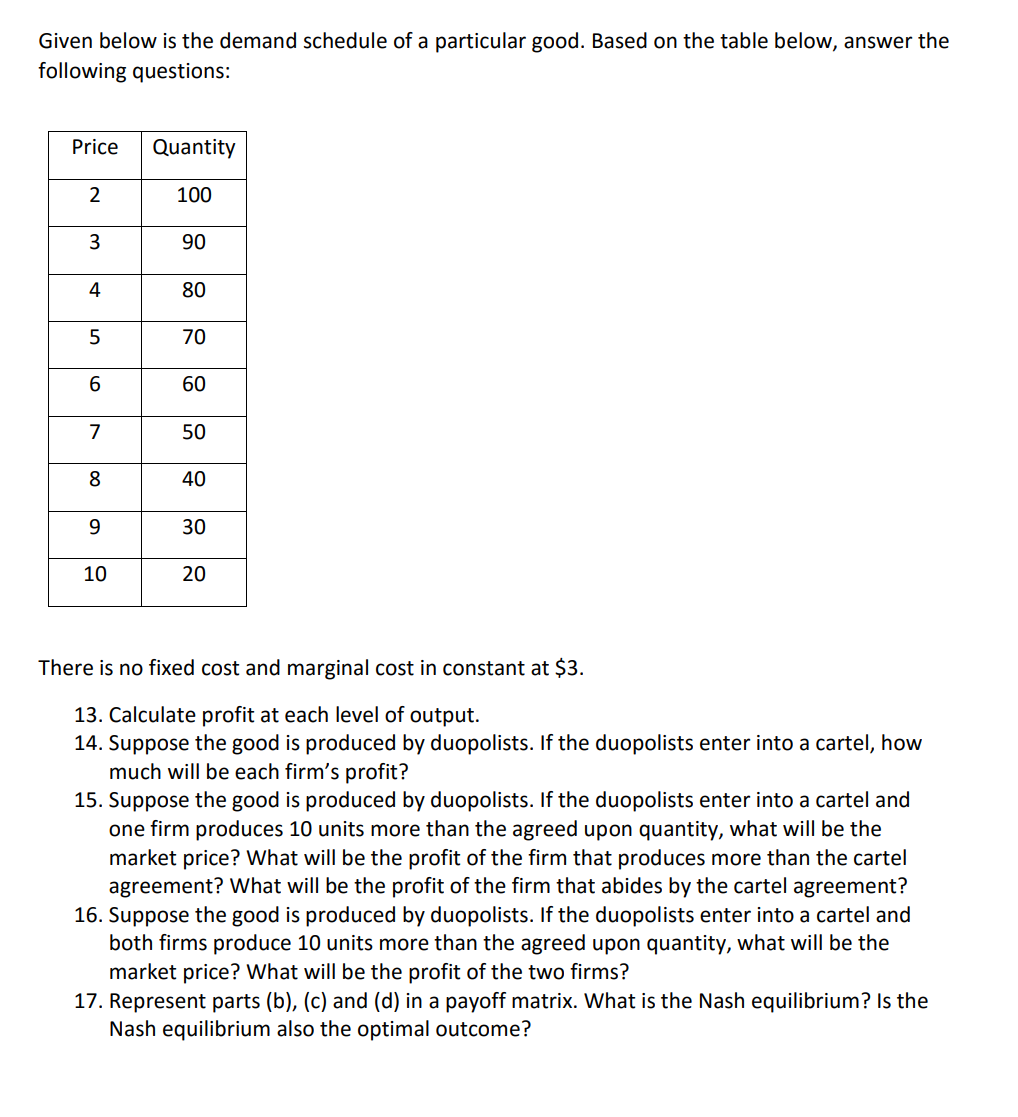 Solved Can you please explain how to get to the price and | Chegg.com