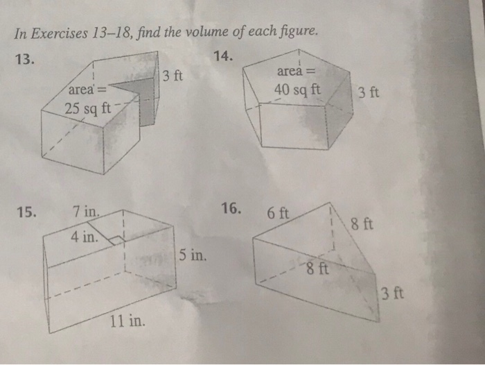 find the volume of the figure below 13 in 7in 7in 7in