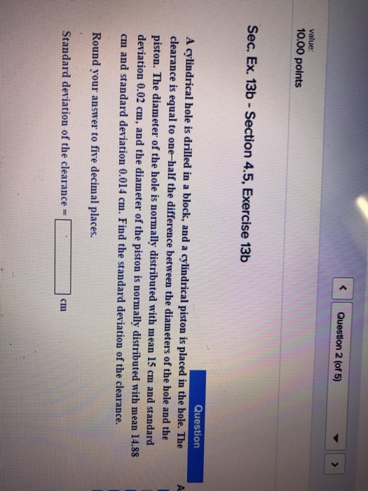 Solved A cylindrical hole is drilled in a block, and a