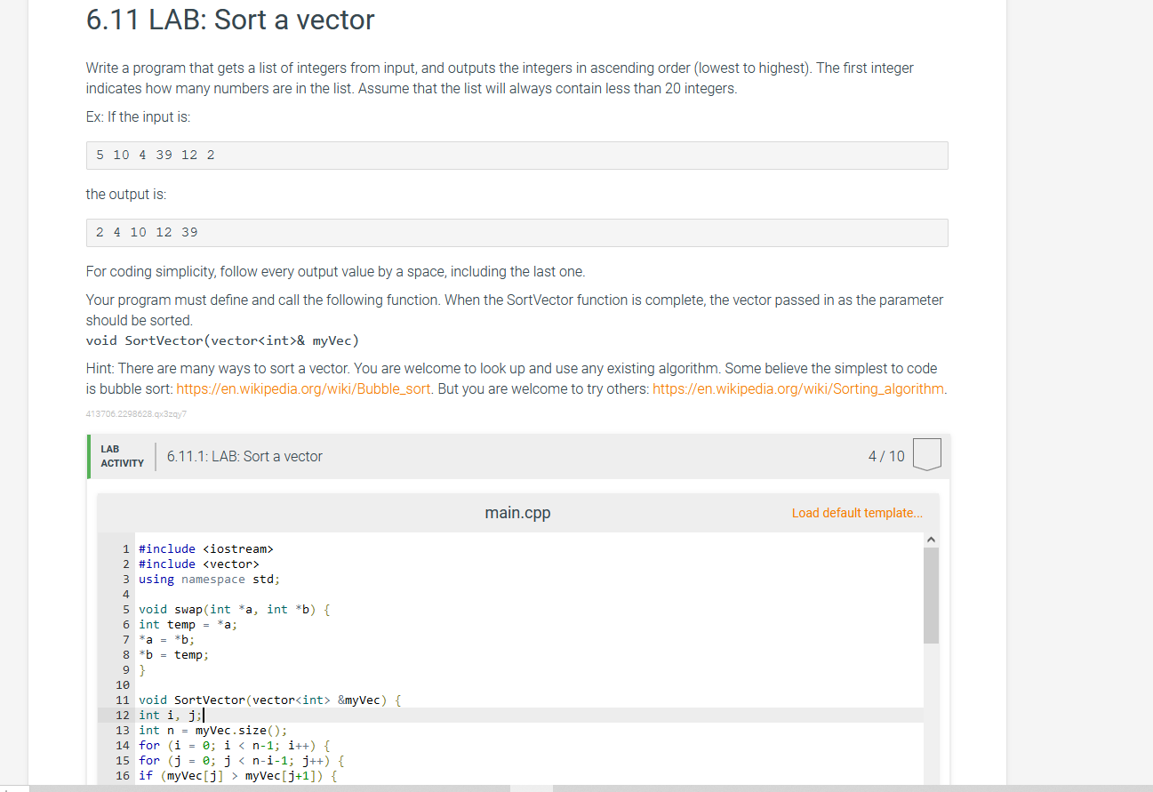 Solved I'm having trouble in C++. How do I fix this | Chegg.com