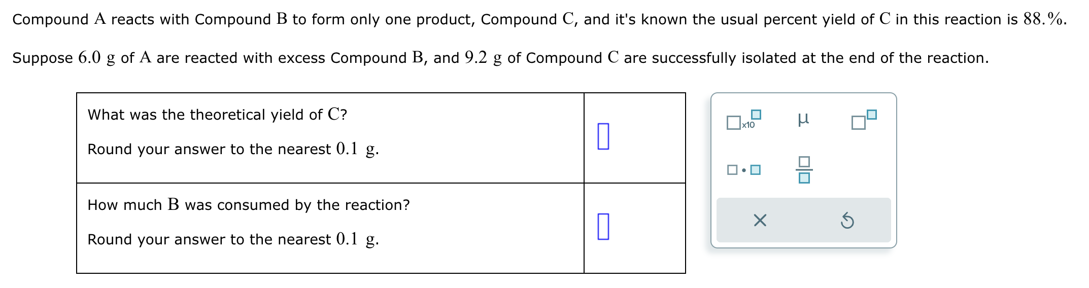 Solved Compound A reacts with Compound B to form only one | Chegg.com