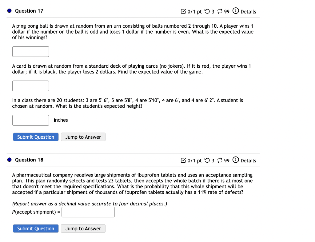 Solved · Question 17 B0/1 pt 399 Details A ping pong ball is | Chegg.com