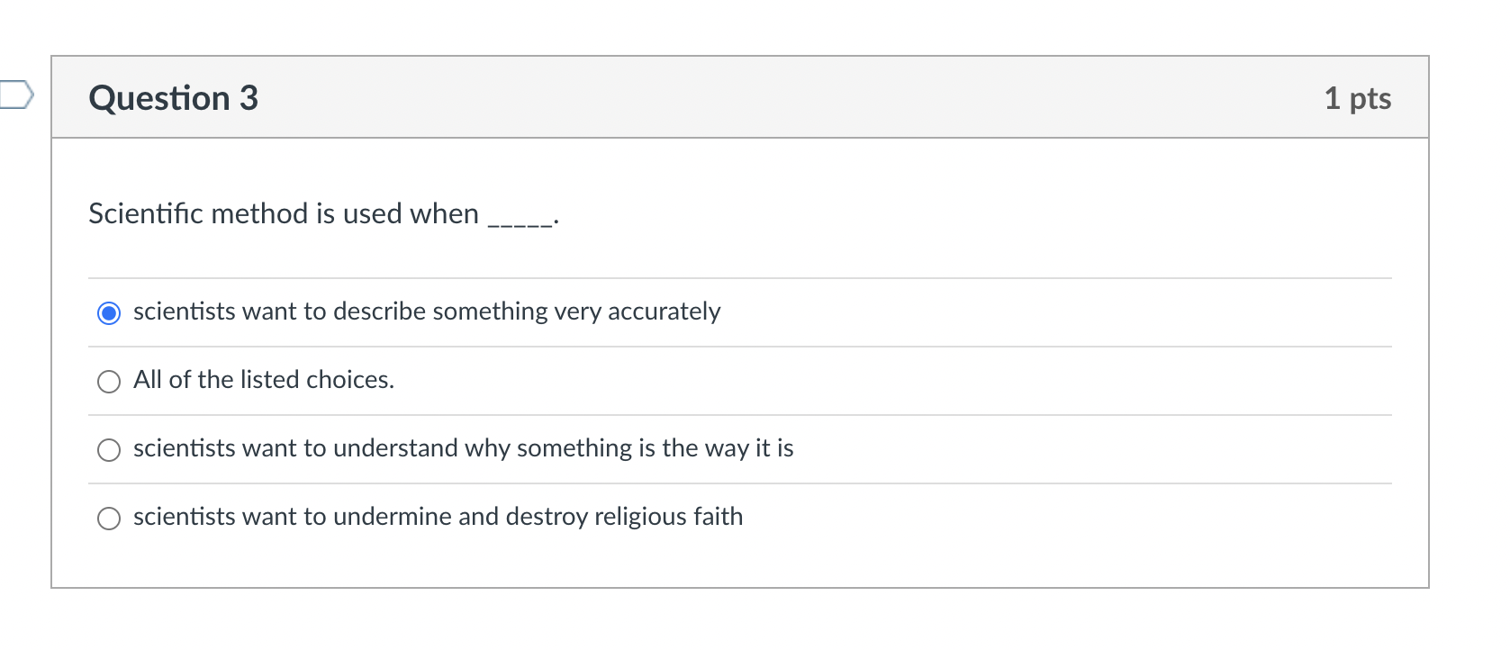 Solved Scientific method is used when scientists want to | Chegg.com