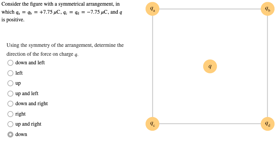 Solved Consider the figure with a symmetrical arrangement, | Chegg.com