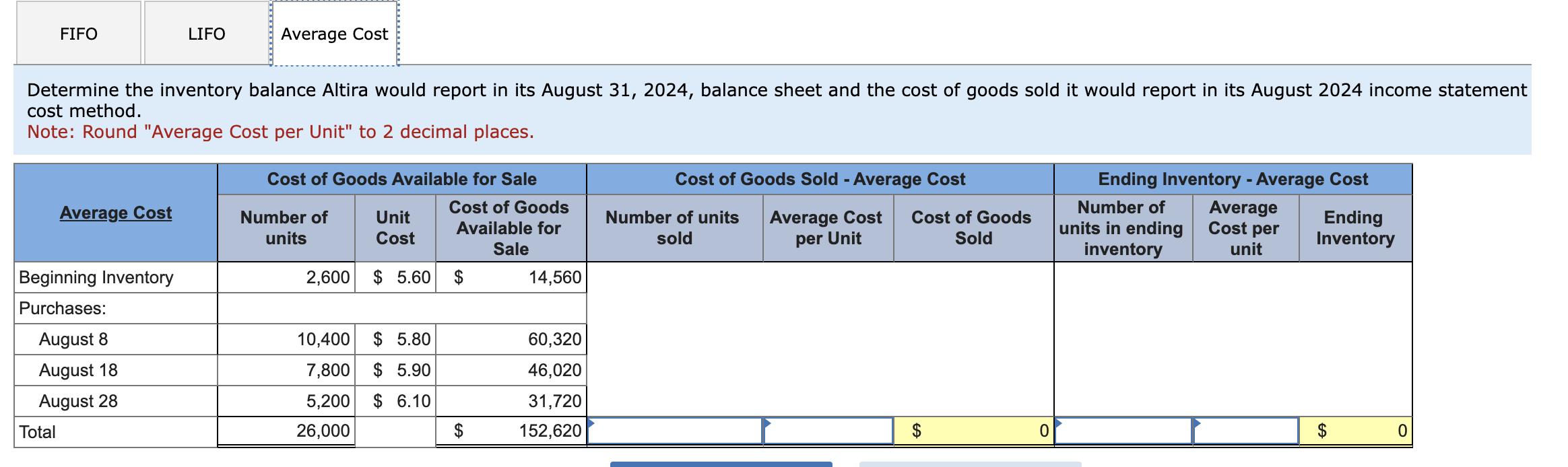 Solved Determine the inventory balance Altira would report | Chegg.com