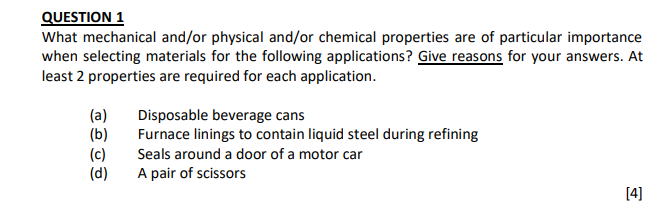 Solved What mechanical and/or physical and/or chemical | Chegg.com