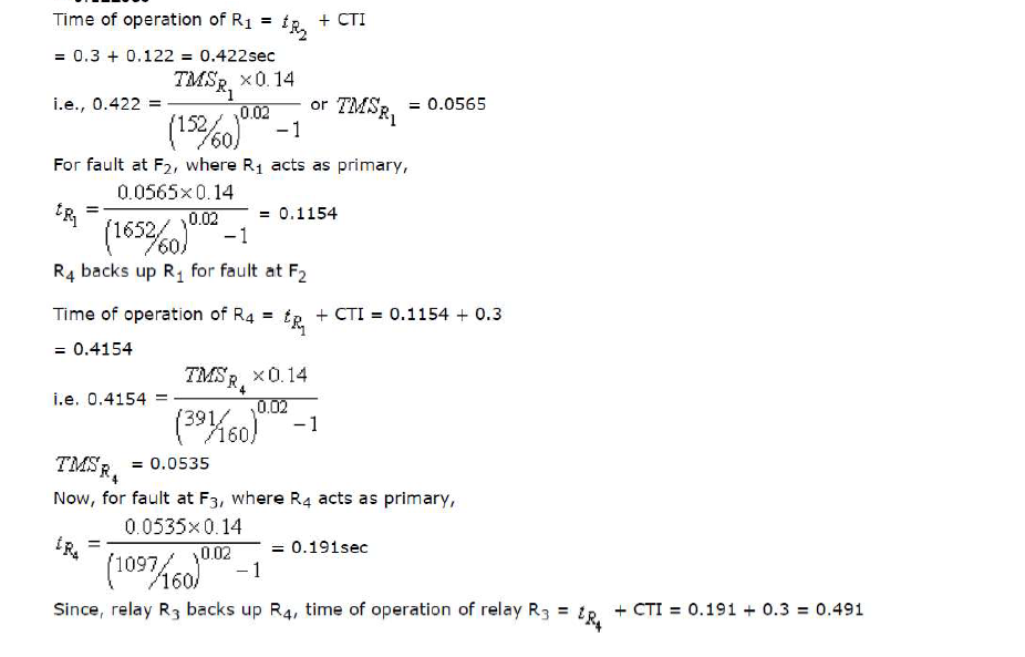 |R, R R O 2,10 R Fig 7 Relay coordination in a loop | Chegg.com