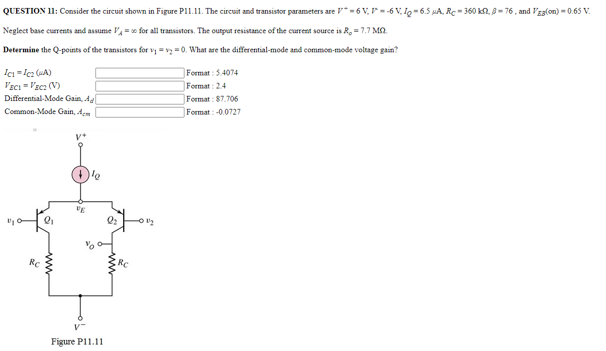 Solved QUESTION 11: Consider The Circuit Shown In Figure | Chegg.com