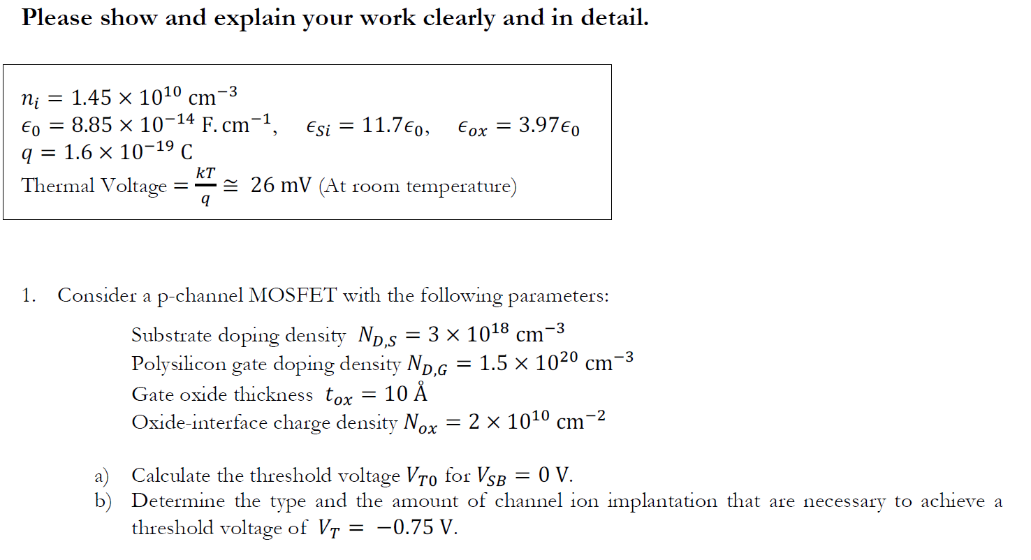 Solved Please Show And Explain Your Work Clearly And In D Chegg Com