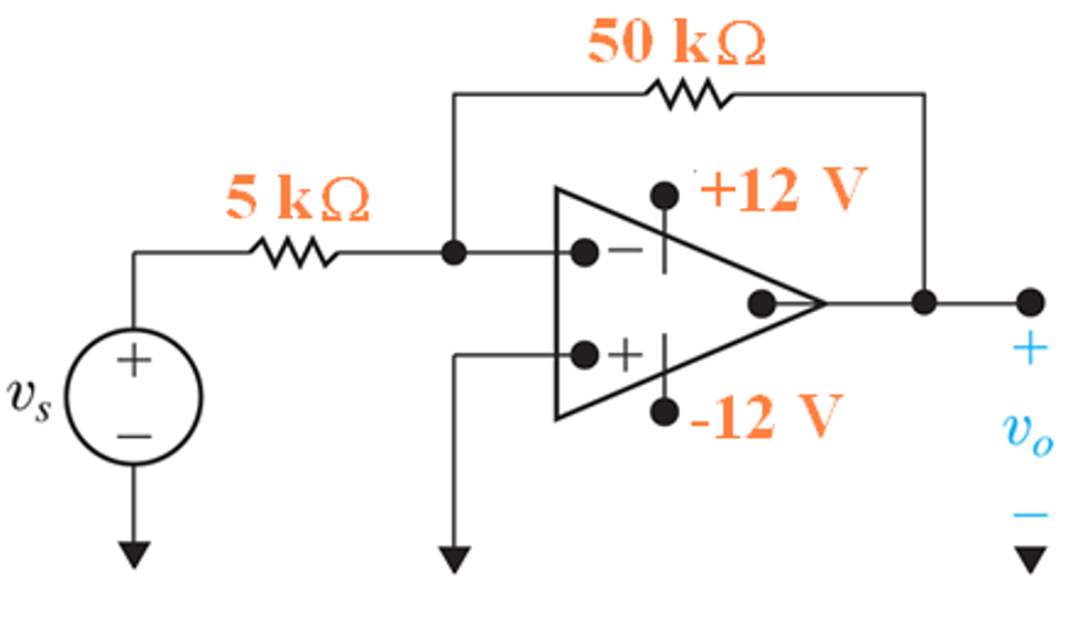 Solved Design An Inverting Amplifier With A Gain Of 10. Use | Chegg.com