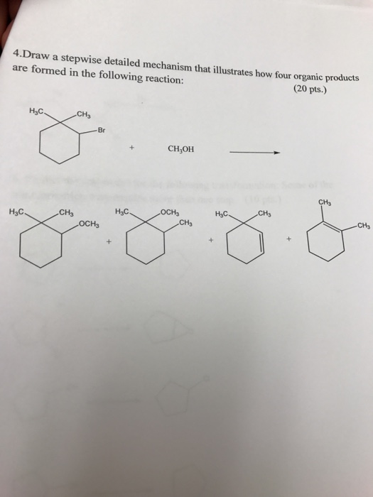 Solved Draw a stepwise detailed mechanism that illustrates | Chegg.com