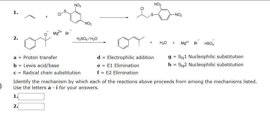 Solved NO₂ Mg2+ Br 1. 2. + Mg2+ Br HSO4 a = Proton transfer | Chegg.com