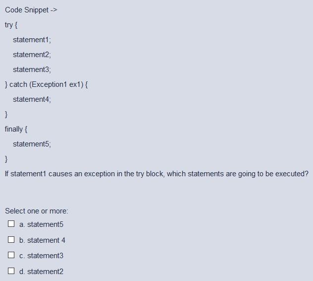 Solved ArithmeticException occurs when we try to access an | Chegg.com