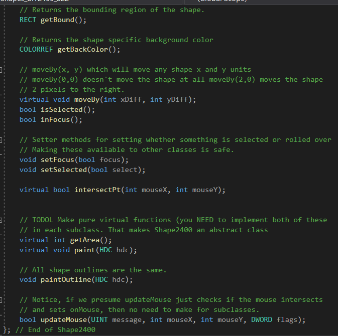 Solved In this assignment you will 1) Refactor the code in | Chegg.com