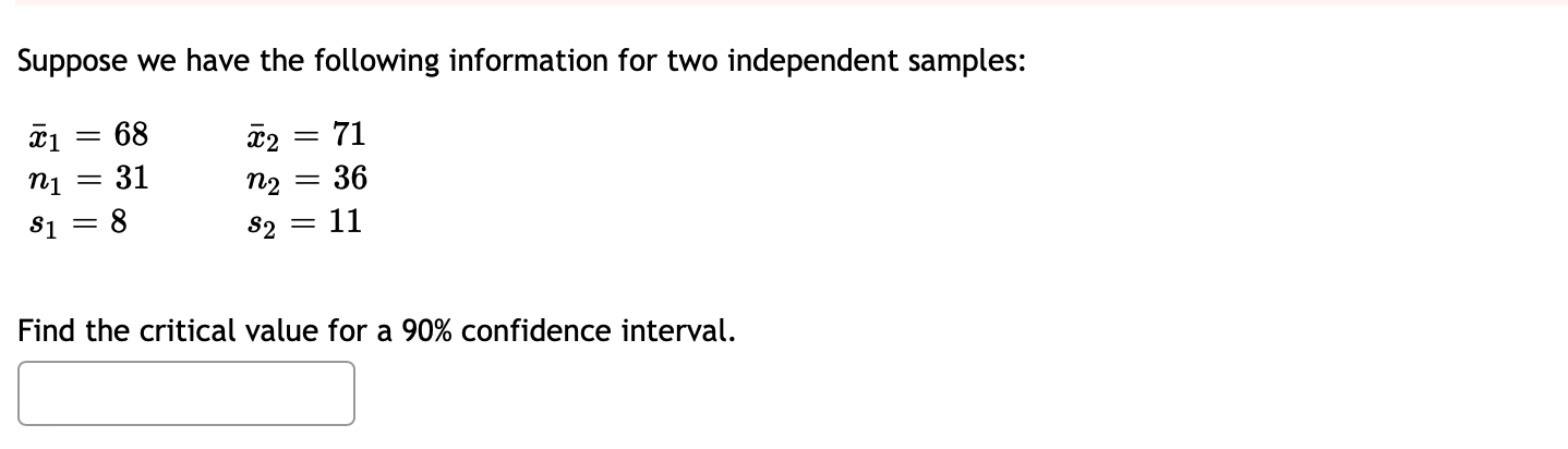 Solved Suppose we have the following information for two | Chegg.com