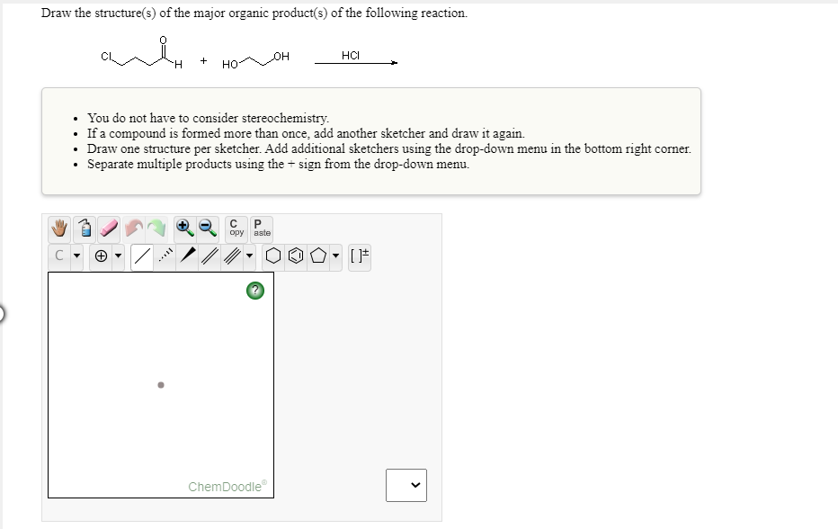 Solved Draw The Structure(s) Of The Major Organic Product(s) | Chegg.com