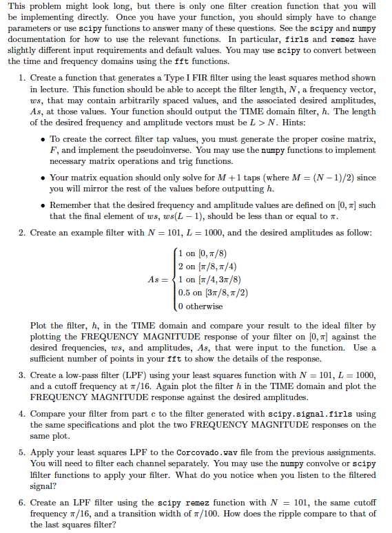 This problem might look long, but there is only one | Chegg.com