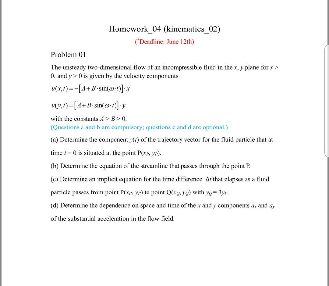 Solved Homework_04 (kinematics_02) (Deadline: June 12th) | Chegg.com