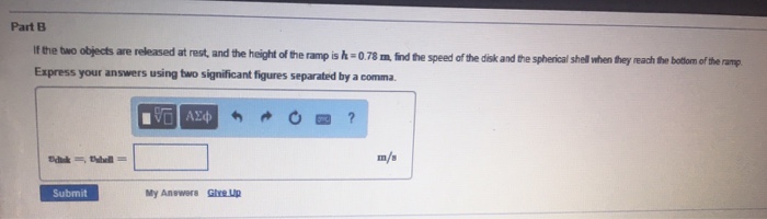Solved If the two objects are released at rest, and the | Chegg.com