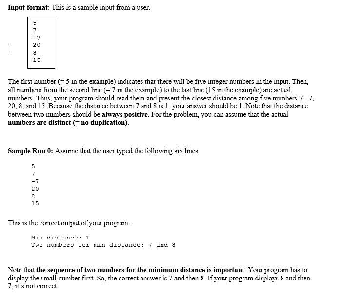 Solved Write a Java program that reads input numbers from a | Chegg.com