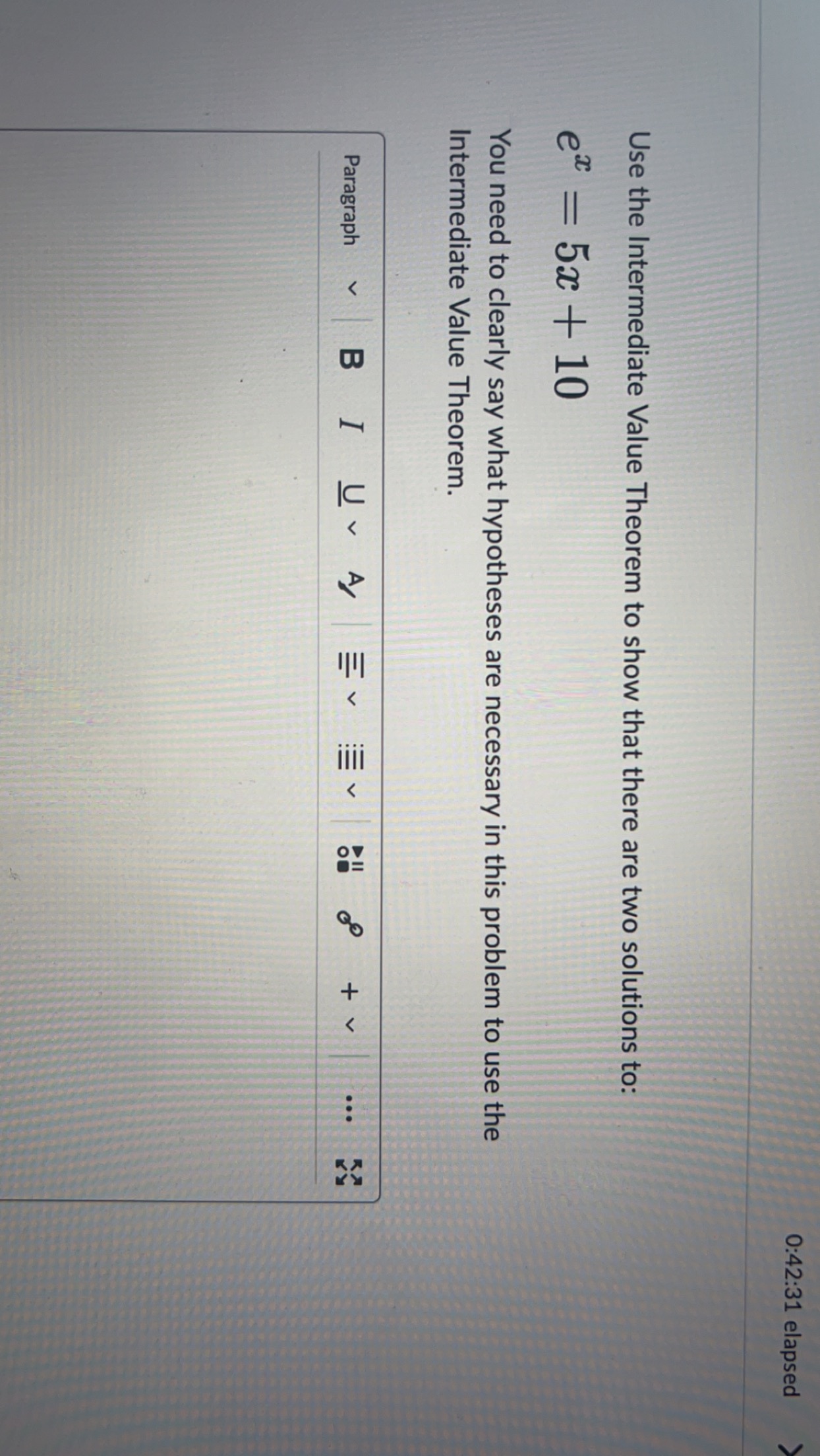 Solved Use the Intermediate Value Theorem to show that there | Chegg.com