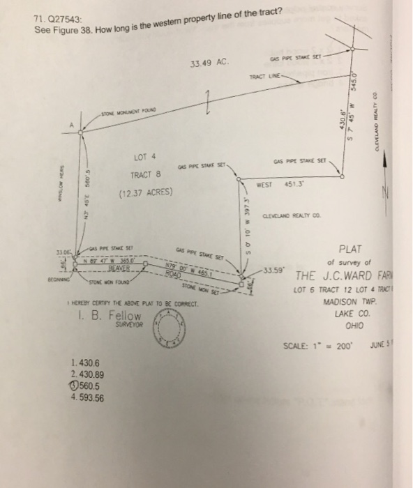 Solved 54. Q27268: How many leveling screws are on a | Chegg.com