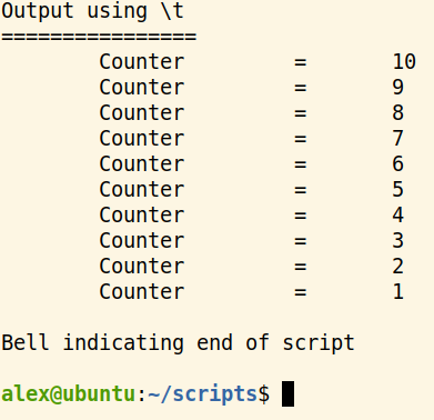 Solved Trying to make this script count from 10 to 1 but by | Chegg.com