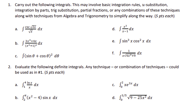 Basic Integral Rules. Remember there're a bunch of…