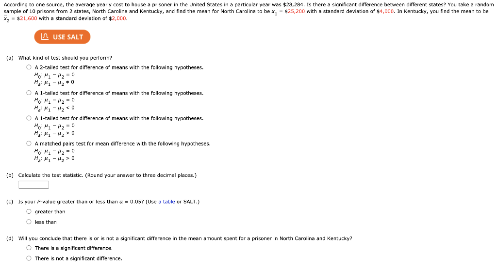 Solved According to one source, the average yearly cost to