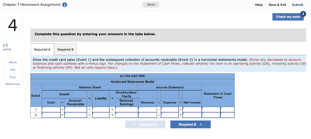 Solved Chapter 7 Homework Assignment Saved Help Save & Exit | Chegg.com