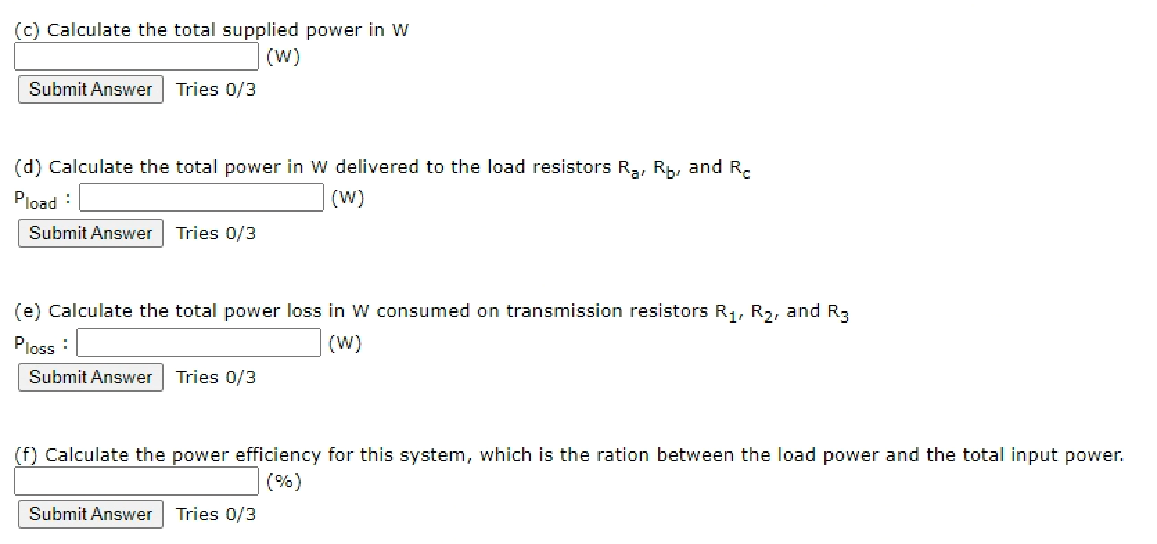 Solved I R , For a Dc power two-wire distribution circuit as | Chegg.com