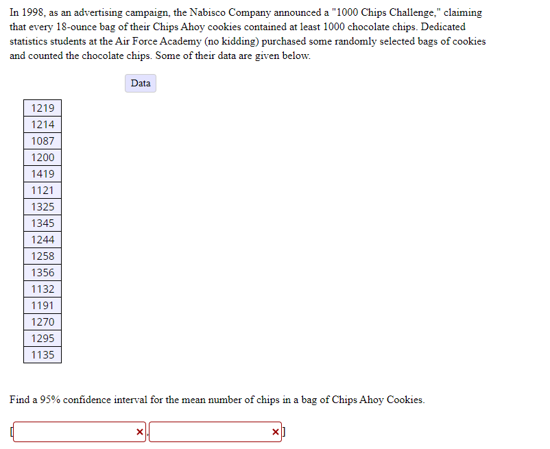 Solved In 1998 , As An Advertising Campaign, The Nabisco | Chegg.com