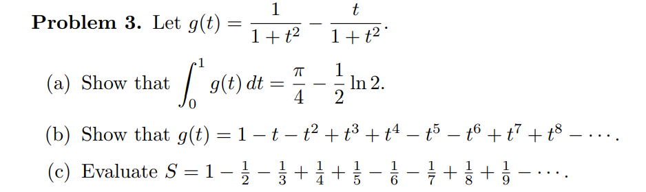 Solved T Problem 3 Let G T 1 1 T2 T 1 T2 1 Lo 1 A Chegg Com