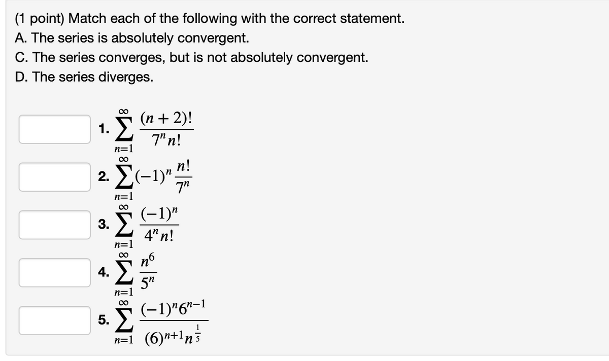 Solved Point Match Each Of The Following With The Chegg Com