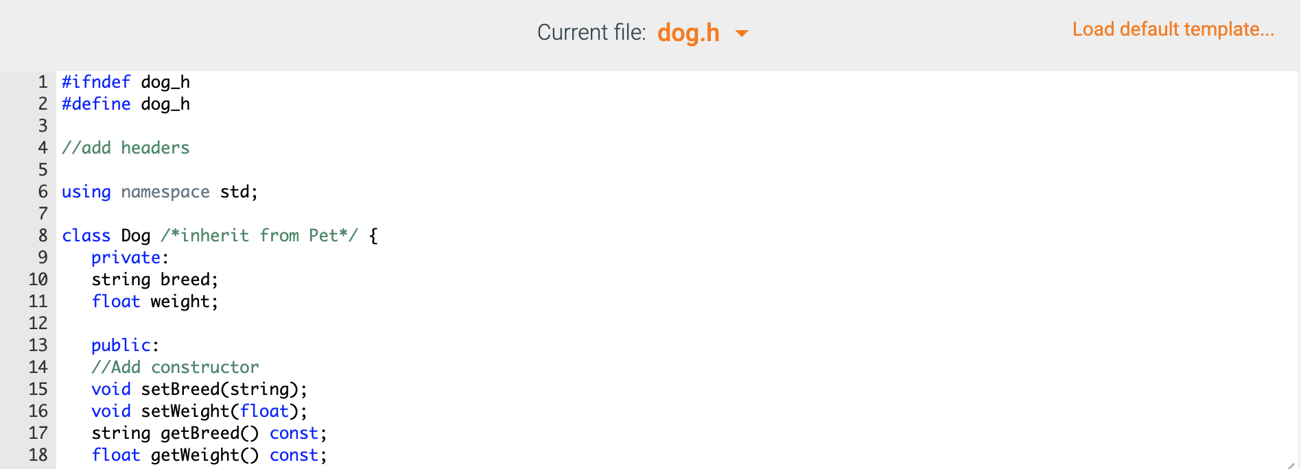 Solved In this exercise, you will be working with 2 classes | Chegg.com