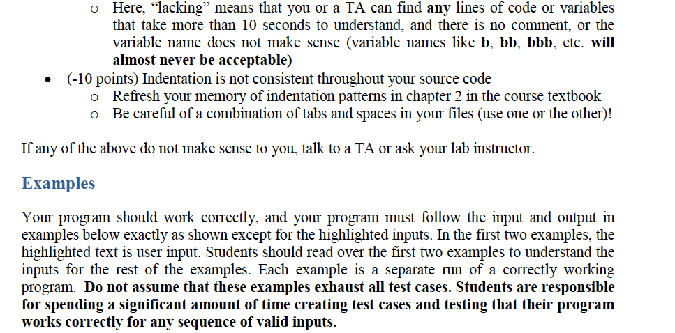 Solved CSCI 1301: Introduction To Computing And Programming | Chegg.com