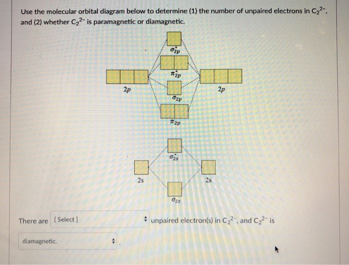 Solved: Use The Molecular Orbital Diagram Below To Determi... | Chegg.com
