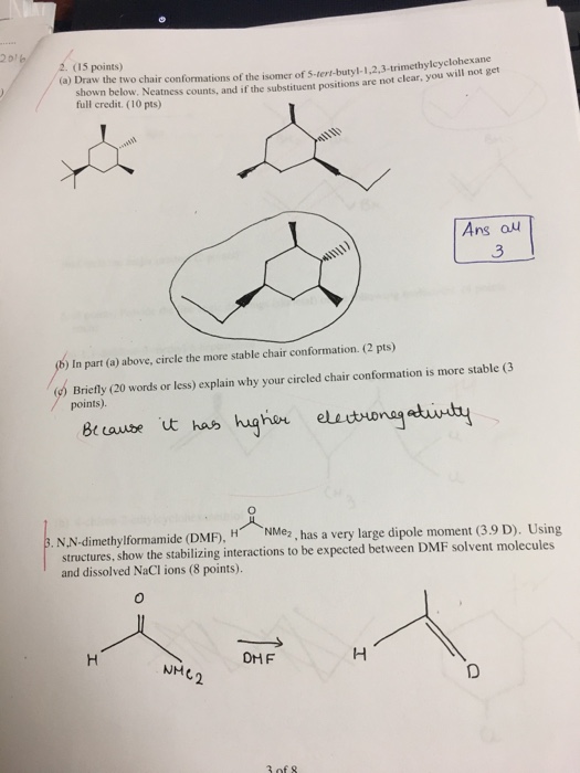 How To Draw Chair Conformations With Substituents