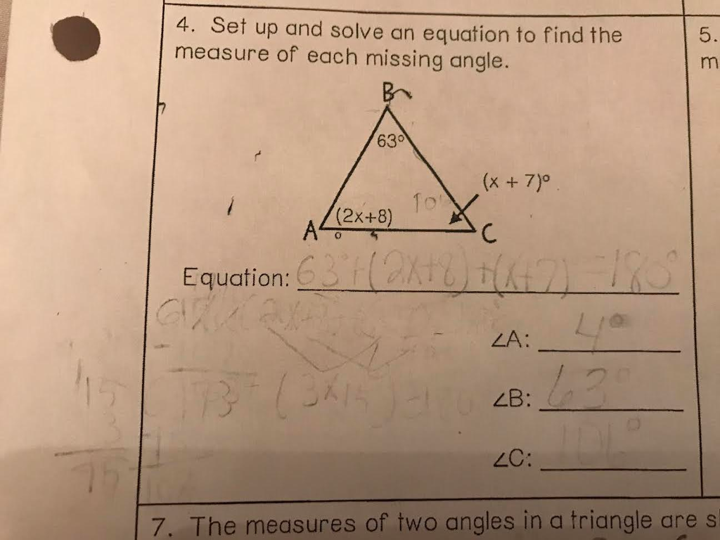 Solved set up and solve an equation to find the measure of | Chegg.com
