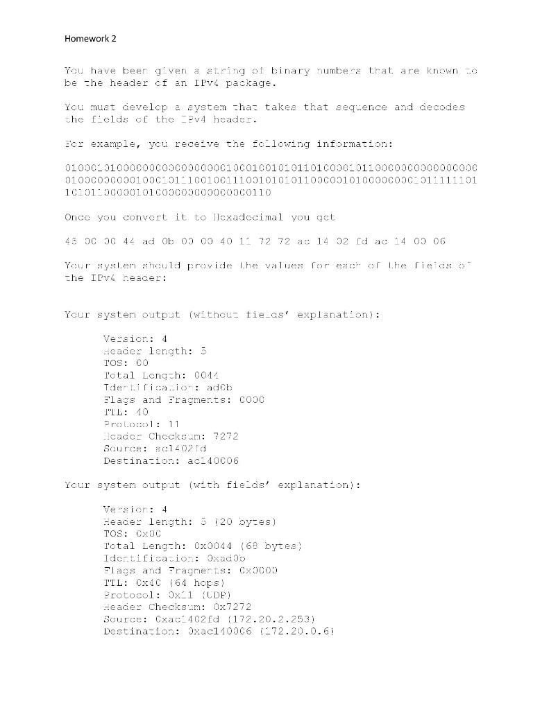 Solved Homework 2 | Chegg.com