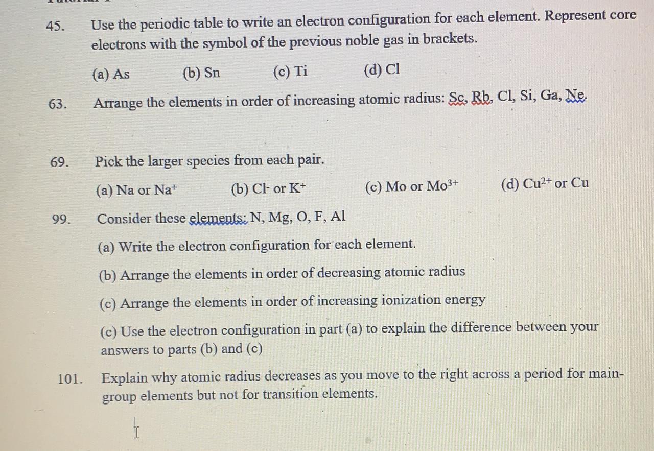 solved-45-use-the-periodic-table-to-write-an-electron-chegg