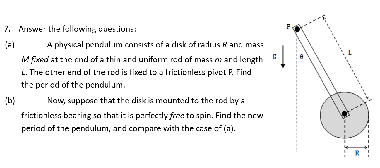 Solved 7. Answer the following questions: (a) A physical | Chegg.com