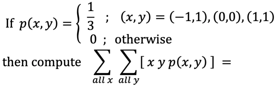 Solved Need Help Step By Step On Solving This Double Sum. | Chegg.com